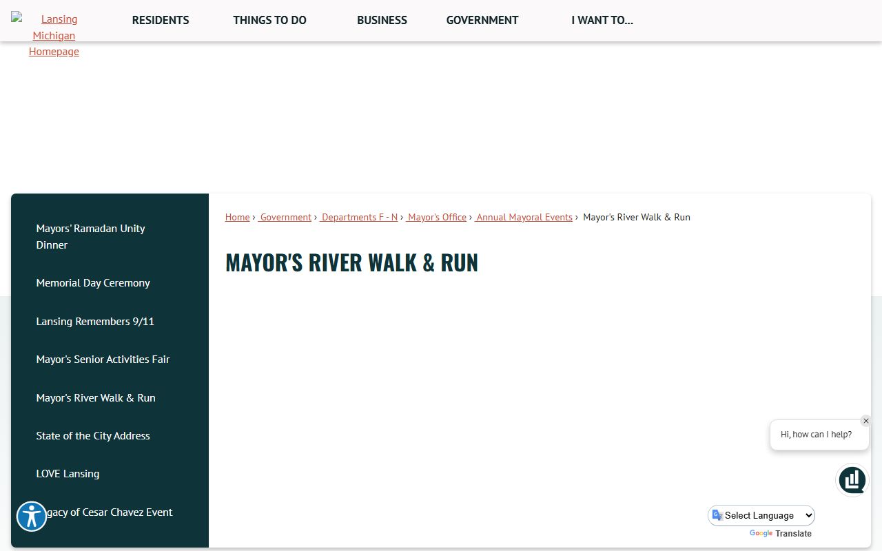 Lansing Michigan bench warrants police department page