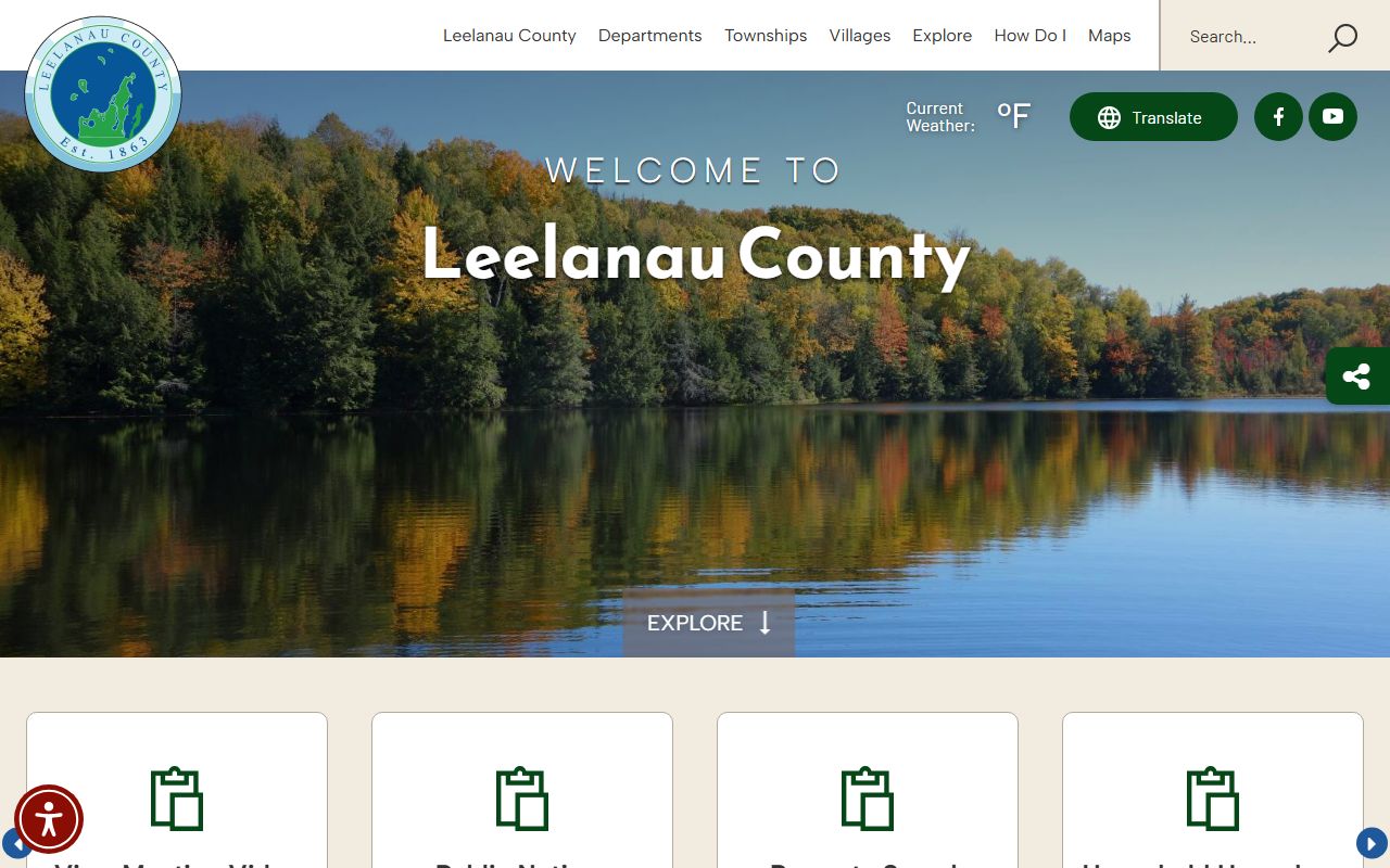 Leelanau County website for bench warrant records