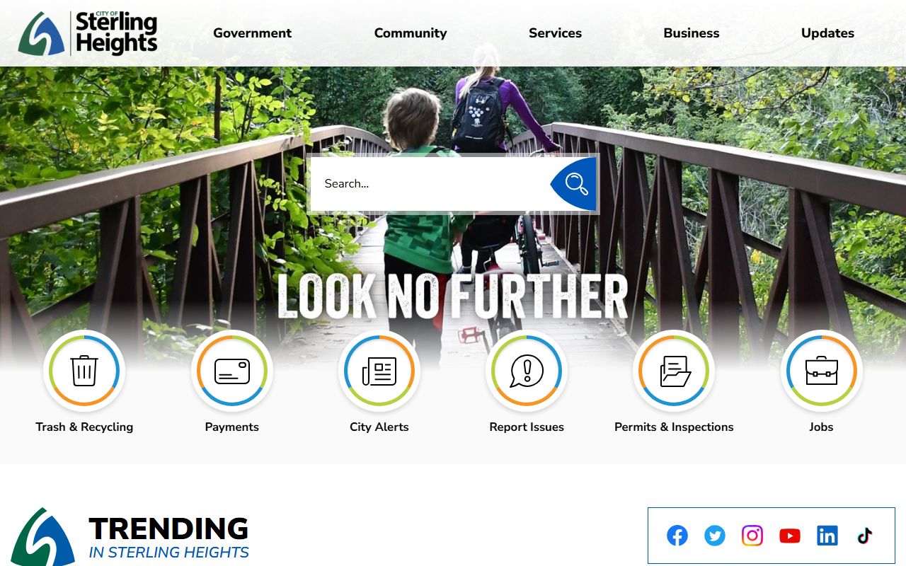 St. Clair County government website for warrant searches